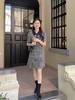 Im Presionismo小香风撞色直筒连衣裙/优雅小香风针织提花连衣裙 商品缩略图5