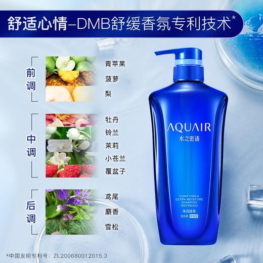 水之密语（AQUAIR）净润臻养洗发露（控油型）600ml 控油蓬松 平衡水油男女士通用 商品图3