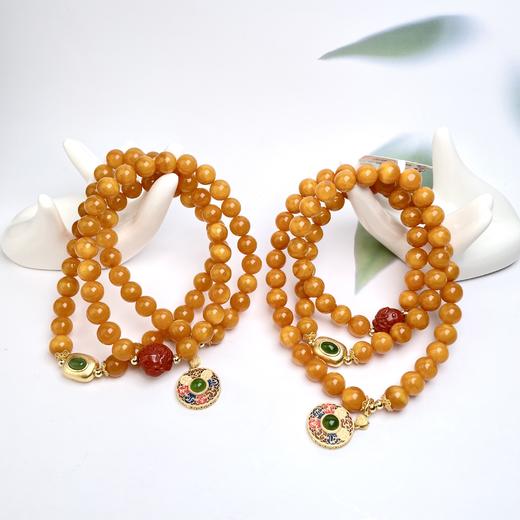 蜜蜡三圈手串 商品图0