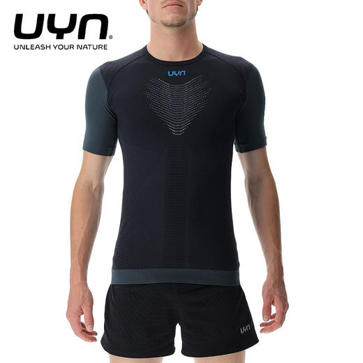 UYN运动短袖PB42系列 上衣男女款夏季训练透气吸汗弹力速干衣压缩衣 商品图5