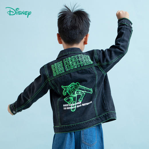 【商场同款】
迪士尼童装春秋新品儿童时尚牛仔外套时尚潮酷男童上衣 商品图1