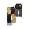 BSRABBIT 23-24 【PT054】 METAL LOGO WAPPEN VENTILATION WIDE CARGO TRACK PANTS  MIX COLOR  L 商品缩略图0