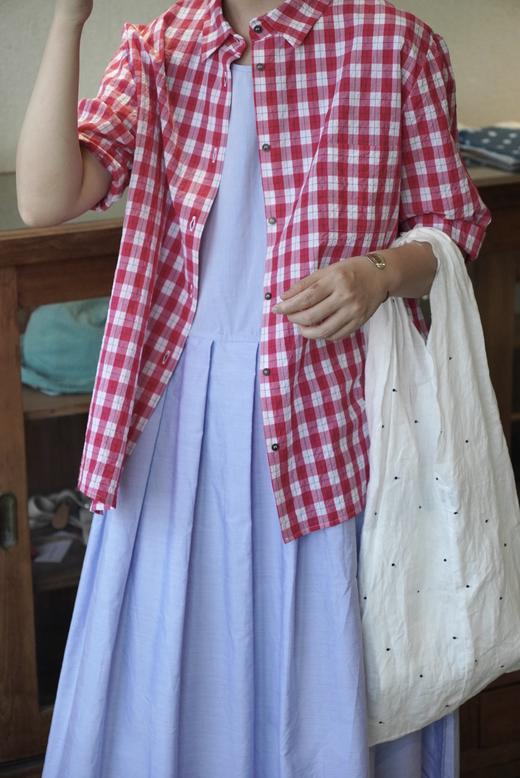 Veritecoeur浅蓝白色连衣裙 商品图12