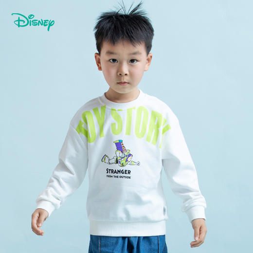 【商场同款】迪士尼童装男童巴斯光年卡通上衣中大童宝宝洋气潮搭4色套头卫衣 商品图3