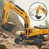 【下单赠地图】合金工程队来啦 可拼搭N款主题车 1:55仿真比例 还原细节 吊塔/挖掘机/起吊机 可一键操控 礼盒装 商品缩略图3