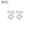 ZEGL设计师璀璨甜心系列蝴蝶结人造珍珠耳环女高级感耳钉银针耳饰 商品缩略图0