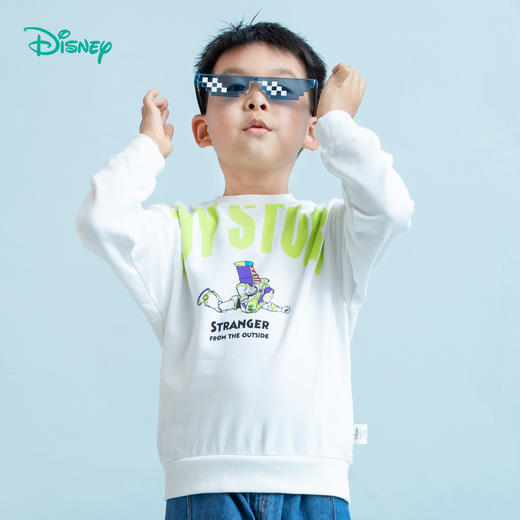 【商场同款】迪士尼童装男童巴斯光年卡通上衣中大童宝宝洋气潮搭4色套头卫衣 商品图0