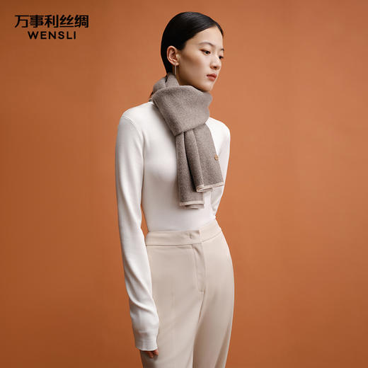 万事利“时光”羊毛围巾 商品图3