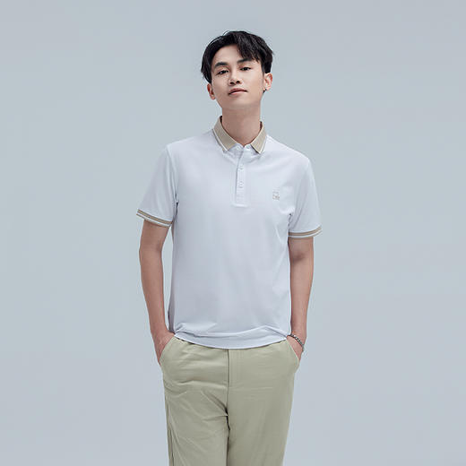 HX 夏季翻领短袖T恤Y102320296101/02POLO杉 商品图0