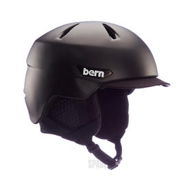 23/24BERN头盔Weston Lite Matte Black w/ Black Liner, Black Visor