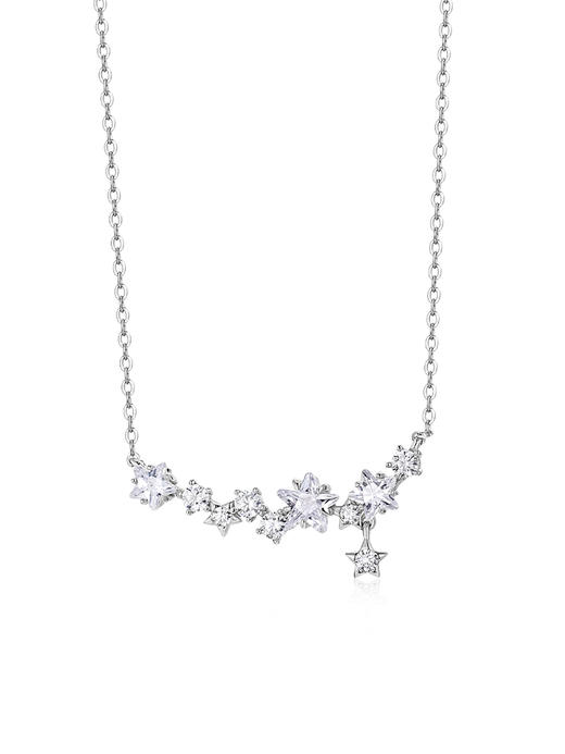 卡蒂罗小星愿项链女925银轻奢小众2023新款夏锁骨链高级感配饰 商品图2