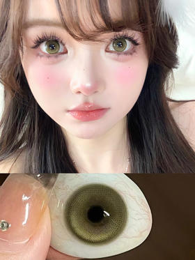 大直径推荐丨香菜棕绿·Leenscolor丨14.5mm（年抛/2片装）