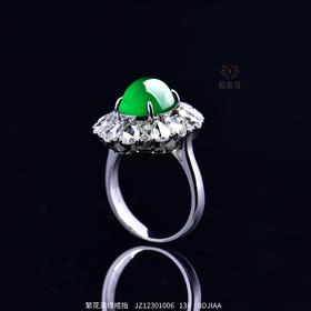【繁花】满绿戒指    JZ12301006