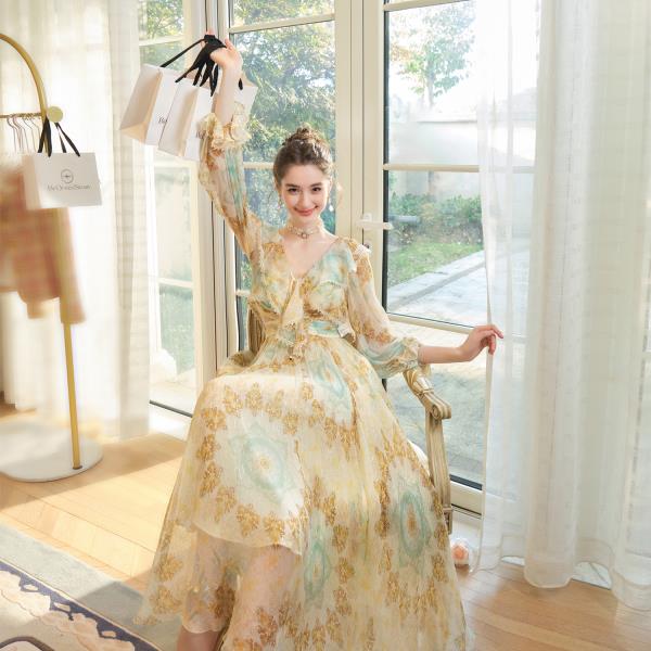 BeQueenStory【千年之恋·长月烬明】原创高品质桑蚕丝连衣裙&连体裤