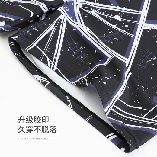 【商场同款】熳洁儿 男装平角游泳裤夏季速干时尚23206902 商品图3
