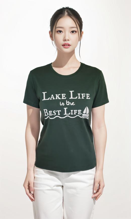 REDLAKE金色池塘T恤衫绿色（男女同款） 商品图7