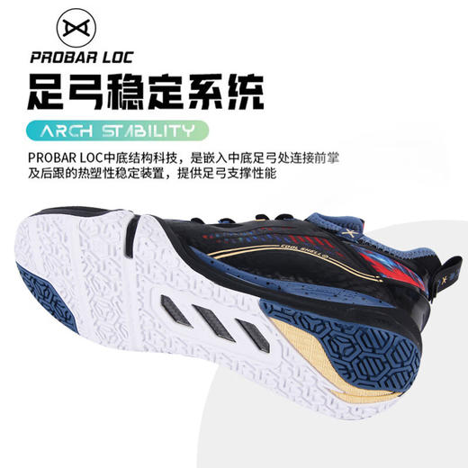 【双11大促进行中】李宁（LI-NING）【贴地飞行】新款羽毛球鞋贴地飞行PRO/MAX舒适透气防滑专业比赛 贴地飞行Ⅱ PRO黑色AYAT003-4 商品图2