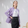 EITIE爱特爱秋季新款时尚通勤干练显瘦翻领西装外套女7103802 商品缩略图2