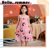 【夏日必备！时尚又舒适】女童夏装新款，超舒适棉绸连衣裙，公主裙尽显小公主魅力，适合中小童穿着，让孩子舒适好眠！ 商品缩略图1