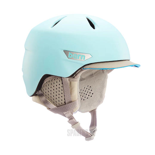 23/24BERN头盔Weston Lite Matte Sky w/ Gray Liner, Gray-Sky Visor 商品图0