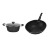  张小泉精铁雪波纹锅具二件套C35422000 商品缩略图0