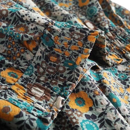 夏季薄款，女士阔腿裤宽松垂感透气高腰显瘦雪纺九分裤裙花裤子MYX-2216 商品图3