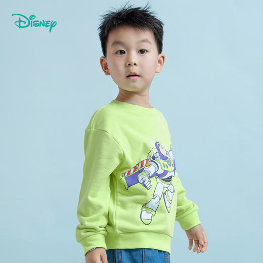 【商场同款】迪士尼童装男童巴斯光年卡通上衣中大童宝宝洋气潮搭4色套头卫衣 商品图2