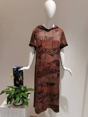 2F阿瓦塔桑蚕丝连衣裙L23021