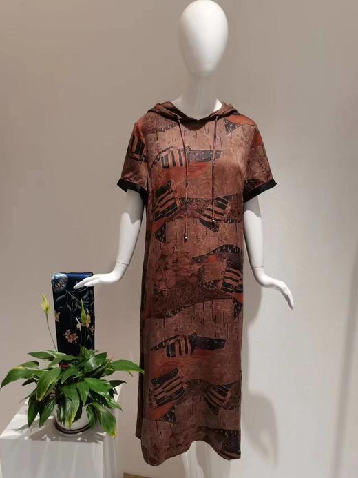 2F阿瓦塔桑蚕丝连衣裙L23021 商品图0