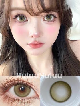 【大直径】Leenscolor-香菜棕绿-14.5mm【年抛 度数0-1000度 含525/575】
