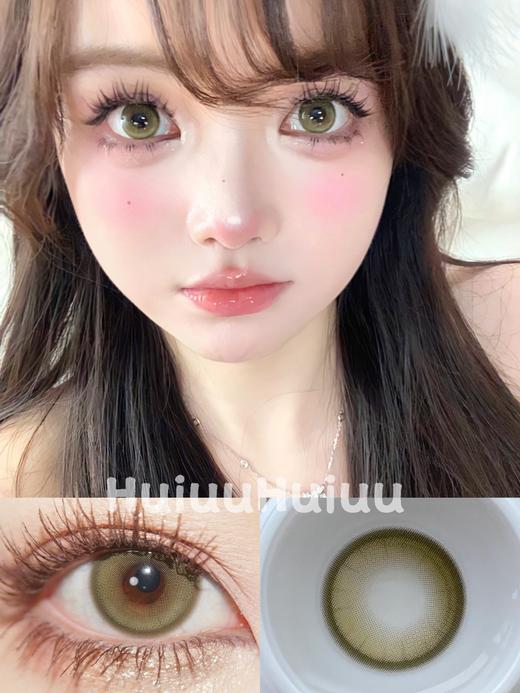 【大直径】Leenscolor-香菜棕绿-14.5mm【年抛 度数0-1000度 含525/575】 商品图0