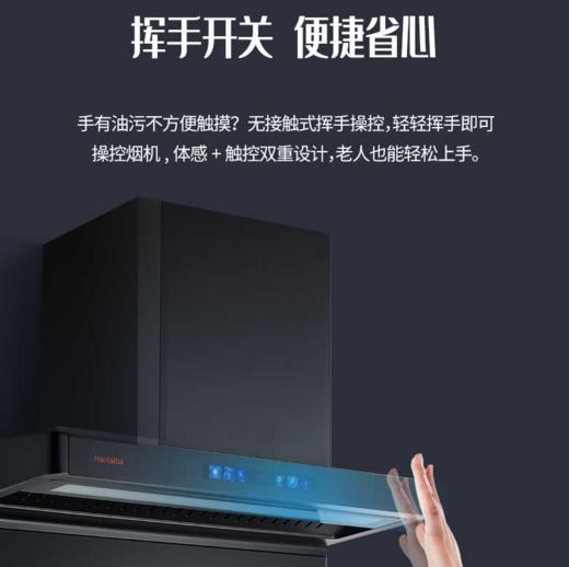 好太太顶侧双重净吸壁挂吸油烟机 CXW-300-K8608 商品图1
