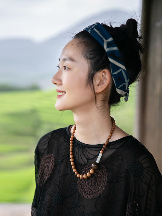 牧衣游 老山檀木和田玉项链------溪知【不支持会员折】 商品图0