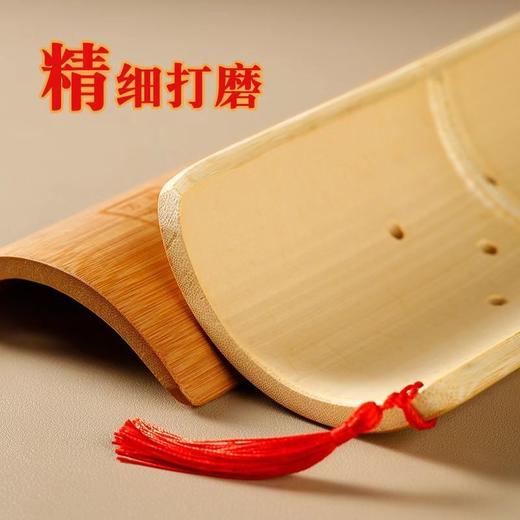 竹枕成人颈椎修复保健竹子硬枕头护颈腰枕护腰拉伸反弓矫正牵引枕 商品图2