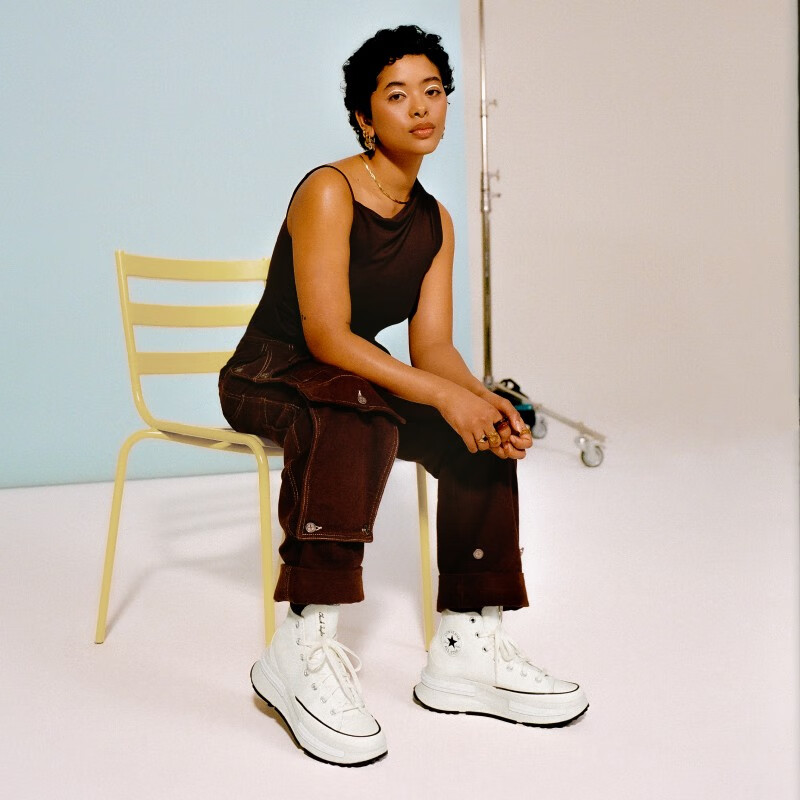 Converse Run Star Legacy CX 潮流复古厚底帆布鞋男女同款