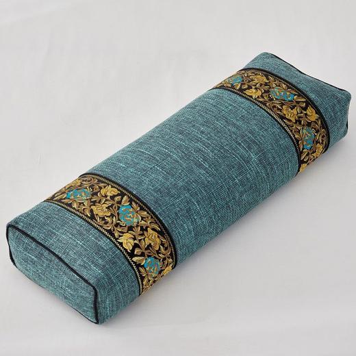 艾草枕头护颈枕高枕中式复古仿古宫廷养生睡眠护颈椎方枕单人枕芯 商品图9