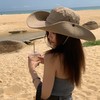 【西部牛仔帽子女夏季大檐】日系渔夫帽，防晒遮阳户外海边旅游登山帽，让我们一起戴上它，探索大自然的奥秘吧！ 商品缩略图2
