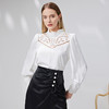 EITIE爱特爱秋季新款优雅气质通勤显瘦镂空上衣7113808 商品缩略图2