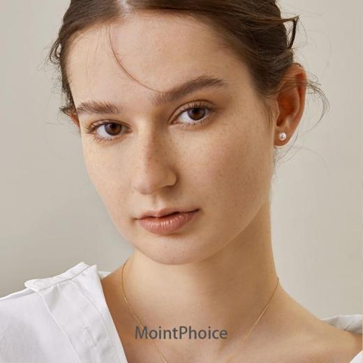 【经典不过时】MointPhoice 一周珍珠耳钉 黄金尺寸8mm 樱花粉 南洋金 多麻灰 商品图7