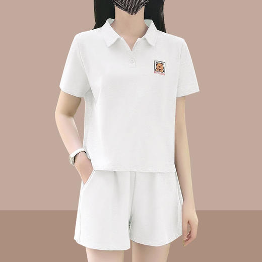 盐系炸街运动套装，宽松洋气减龄休闲短裤两件套MS2260 商品图3