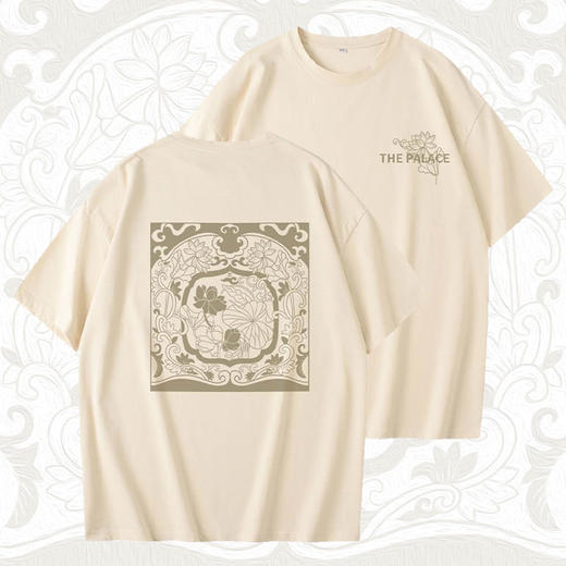 【T恤】荷花纹短袖T恤 商品图0