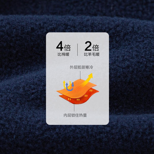 【24年反季特价清仓】龙之涵 双色侧边摇粒绒卫裤秋冬保暖裤 抗静电 婴幼儿A类标准 商品图2