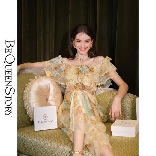 BeQueenStory【千年之恋·长月烬明】原创高品质桑蚕丝连衣裙&连体裤 商品图2