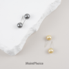 【经典不过时】MointPhoice 一周珍珠耳钉 黄金尺寸8mm 樱花粉 南洋金 多麻灰 商品缩略图3