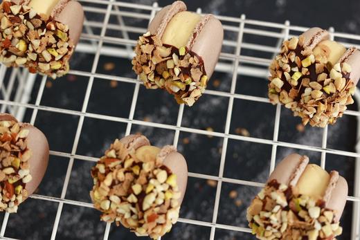 韩式胖马卡龙（焦香坚果巧克力口味） 商品图0