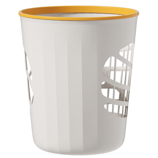 「三款配色！颜值派」家用厨房垃圾桶 颜值塑料卫生间居家日用垃圾篓厕所纸篓无盖压圈垃圾桶 商品图4