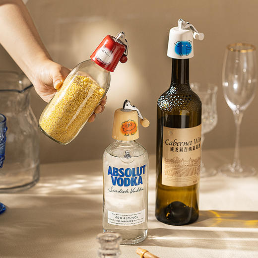 摩登主妇红酒瓶塞大象牌苏打水玻璃瓶密封塞啤酒气泡水起泡酒瓶塞 商品图2