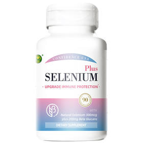 美国信心药业牌纳米氨基酸螯合硒β-葡聚糖复合片 90片