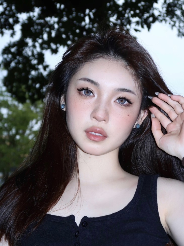 RUNACO美瞳 年抛隐形眼镜 美式奶油 14.2mm 1副/2片 左右度数可不同-VVCON美瞳商城18