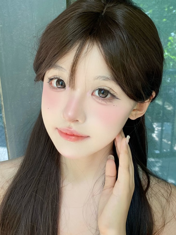 RUNACO美瞳 年抛隐形眼镜 小萌环 14.2mm 1副/2片 左右度数可不同-VVCON美瞳商城14